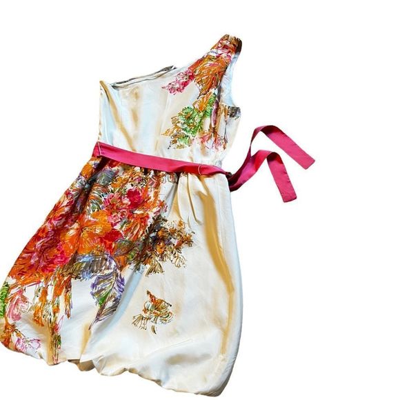 J.Crew Silk lovely Dress. Sz 2  Bubble Skirt - Picture 5 of 12